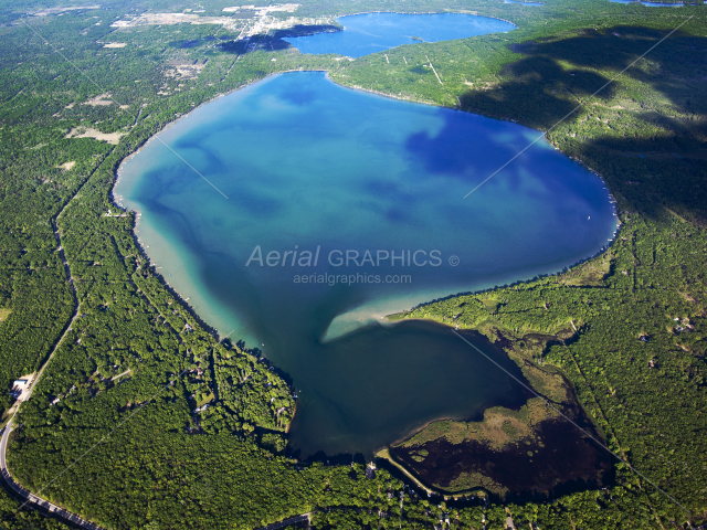 West Twin Lake in Montmorency County, Michigan